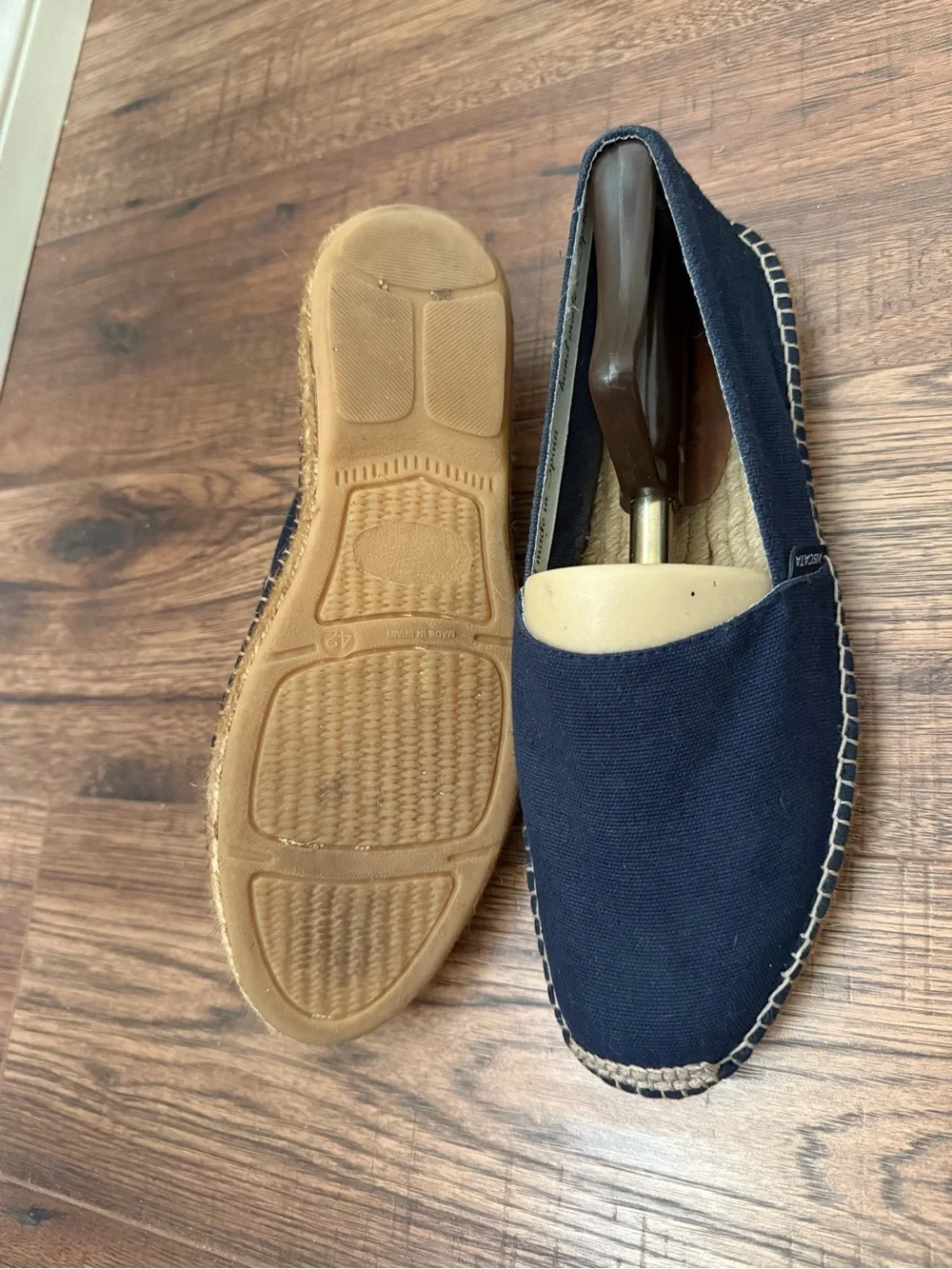 Viscata Men’s Navy Canvas Espadrilles Slip-On